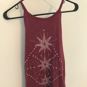 American Eagle Maroon Tank Top